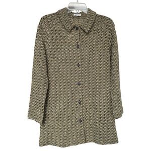 Missoni Sport Cardigan Sweater Size 46 = Medium Wool Acrylic Vintage 90s Y2K